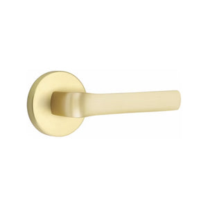 SPENCER (SPN) PRIVACY (BED/BATH) LEVER WITH 2-3/8" BACKSET AND 1/4" ROUND FACEPLATE AND STRIKEPLATE