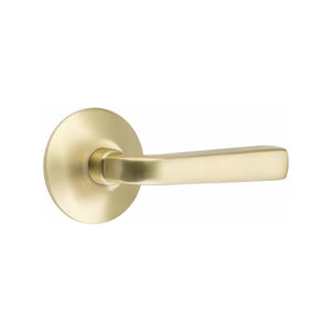 SION (SIO) PRIVACY (BED/BATH) LEVER WITH 2-3/8" BACKSET AND 1/4" ROUND FACEPLATE AND STRIKEPLATE