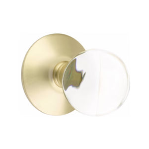BRISTOL GLASS (BL) DUMMY (PAIR) KNOB WITH MODERN ROSETTE