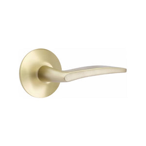 POSEIDON (POS) PRIVACY (BED/BATH) LEVER WITH 2-3/8" BACKSET AND 1/4" ROUND FACEPLATE AND STRIKEPLATE