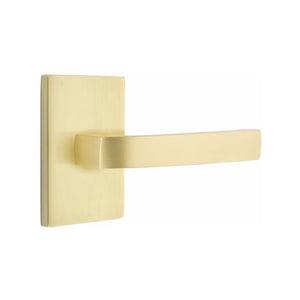BRESLIN (BRL) PASSAGE (HALL/CLOSET) LEVER WITH 2-3/8" BACKSET AND 1/4" ROUND FACEPLATE AND STRIKEPLATE