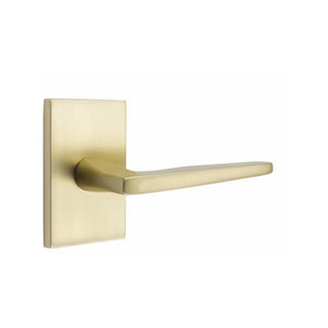 HERMES (HER) PRIVACY (BED/BATH) LEVER WITH 2-3/8" BACKSET AND 1/4" ROUND FACEPLATE AND STRIKEPLATE