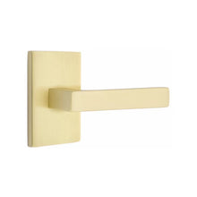 Load image into Gallery viewer, DUMONT (DT) PASSAGE (HALL/CLOSET) LEVER WITH 2-3/8&quot; BACKSET AND 1/4&quot; ROUND FACEPLATE AND STRIKEPLATE
