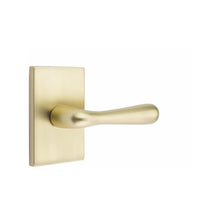 Load image into Gallery viewer, BASEL (BA) PRIVACY (BED/BATH) LEVER WITH 2-3/8&quot; BACKSET AND 1/4&quot; ROUND FACEPLATE AND STRIKEPLATE
