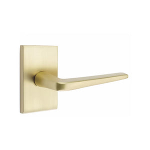 ATHENA (ATN) PRIVACY (BED/BATH) LEVER WITH 2-3/8" BACKSET AND 1/4" ROUND FACEPLATE AND STRIKEPLATE