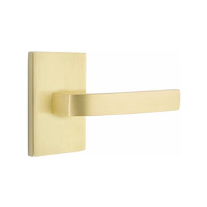 BRESLIN (BRL) PRIVACY (BED/BATH) LEVER WITH 2-3/8" BACKSET AND 1/4" ROUND FACEPLATE AND STRIKEPLATE