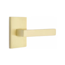 Load image into Gallery viewer, DUMONT (DT) PRIVACY (BED/BATH) LEVER WITH 2-3/8&quot; BACKSET AND 1/4&quot; ROUND FACEPLATE AND STRIKEPLATE

