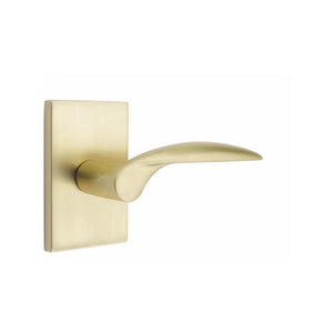MERCURY (MC) PRIVACY (BED/BATH) LEVER WITH 2-3/8" BACKSET AND 1/4" ROUND FACEPLATE AND STRIKEPLATE