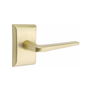 ATHENA (ATN) PRIVACY (BED/BATH) LEVER WITH 2-3/8" BACKSET AND 1/4" ROUND FACEPLATE AND STRIKEPLATE
