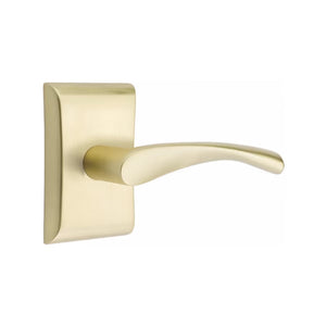 TRITON (TRT) PRIVACY (BED/BATH) LEVER WITH 2-3/8" BACKSET AND 1/4" ROUND FACEPLATE AND STRIKEPLATE