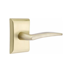 POSEIDON (POS) PRIVACY (BED/BATH) LEVER WITH 2-3/8" BACKSET AND 1/4" ROUND FACEPLATE AND STRIKEPLATE