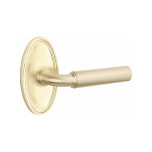 MANNING (MNG) PASSAGE (HALL/CLOSET) LEVER WITH 2-3/8" BACKSET AND 1/4" ROUND FACEPLATE AND STRIKEPLATE