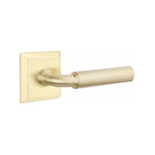 Load image into Gallery viewer, MANNING (MNG) PASSAGE (HALL/CLOSET) LEVER WITH 2-3/8&quot; BACKSET AND 1/4&quot; ROUND FACEPLATE AND STRIKEPLATE
