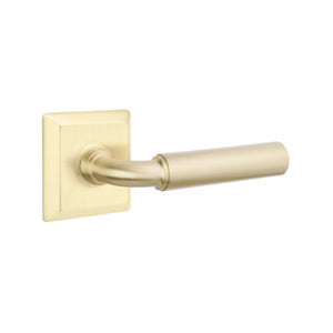 MANNING (MNG) PASSAGE (HALL/CLOSET) LEVER WITH 2-3/8" BACKSET AND 1/4" ROUND FACEPLATE AND STRIKEPLATE