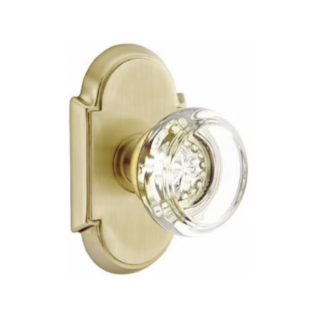 GEORGETOWN GLASS (GT) PRIVACY (BED/BATH) KNOB WITH 2-3/8