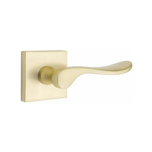 LUZERN (LU) PRIVACY (BED/BATH) LEVER WITH 2-3/8" BACKSET AND 1/4" ROUND FACEPLATE AND STRIKEPLATE