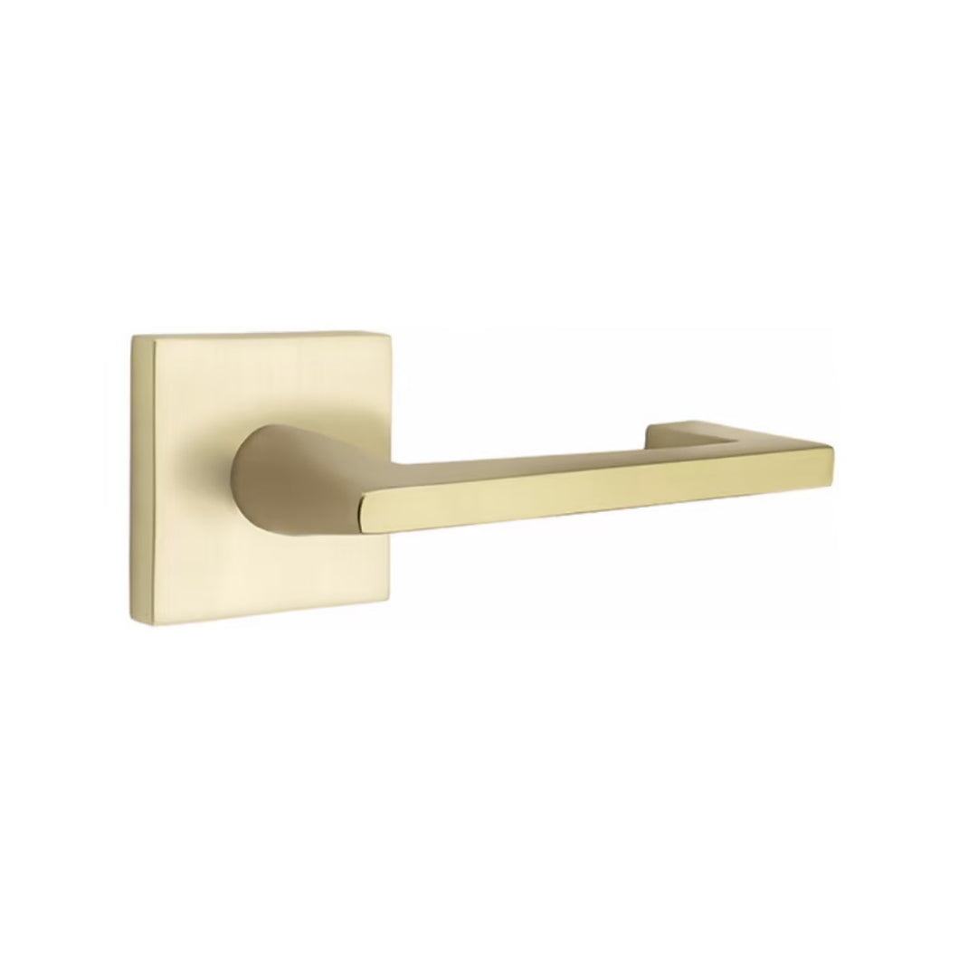 BADEN SATIN BRASS (US4) HANDLESET SINGLE-CYLINDER [4820] W/ 2-3/8