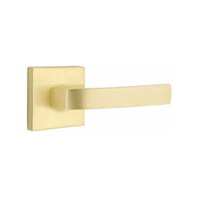 Load image into Gallery viewer, BRESLIN (BRL) PASSAGE (HALL/CLOSET) LEVER WITH 2-3/8&quot; BACKSET AND 1/4&quot; ROUND FACEPLATE AND STRIKEPLATE

