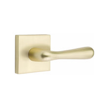 Load image into Gallery viewer, BASEL (BA) PRIVACY (BED/BATH) LEVER WITH 2-3/8&quot; BACKSET AND 1/4&quot; ROUND FACEPLATE AND STRIKEPLATE
