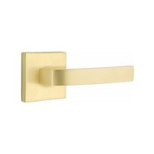 Load image into Gallery viewer, BRESLIN (BRL) PRIVACY (BED/BATH) LEVER WITH 2-3/8&quot; BACKSET AND 1/4&quot; ROUND FACEPLATE AND STRIKEPLATE
