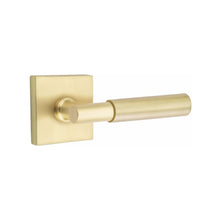 Load image into Gallery viewer, MYLES (MYL) PASSAGE (HALL/CLOSET) LEVER WITH 2-3/8&quot; BACKSET AND 1/4&quot; ROUND FACEPLATE AND STRIKEPLATE
