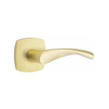 Load image into Gallery viewer, TRITON (TRT) PASSAGE (HALL/CLOSET) LEVER WITH 2-3/8&quot; BACKSET AND 1/4&quot; ROUND FACEPLATE AND STRIKEPLATE
