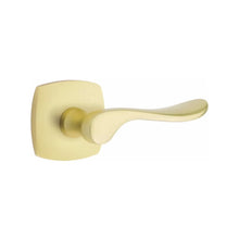 Load image into Gallery viewer, LUZERN (LU) PRIVACY (BED/BATH) LEVER WITH 2-3/8&quot; BACKSET AND 1/4&quot; ROUND FACEPLATE AND STRIKEPLATE
