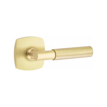 Load image into Gallery viewer, MYLES (MYL) PRIVACY (BED/BATH) LEVER WITH 2-3/8&quot; BACKSET AND 1/4&quot; ROUND FACEPLATE AND STRIKEPLATE

