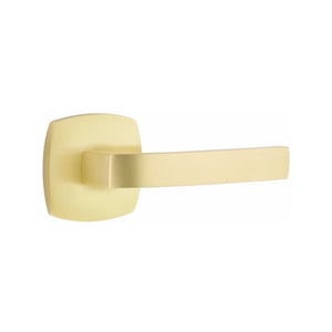 BRESLIN (BRL) PRIVACY (BED/BATH) LEVER WITH 2-3/8" BACKSET AND 1/4" ROUND FACEPLATE AND STRIKEPLATE
