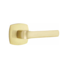 Load image into Gallery viewer, SPENCER (SPN) PASSAGE (HALL/CLOSET) LEVER WITH 2-3/8&quot; BACKSET AND 1/4&quot; ROUND FACEPLATE AND STRIKEPLATE
