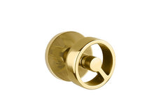 Load image into Gallery viewer, SPOKE (SPK) PRIVACY (BED/BATH) KNOB WITH 2-3/8&quot; BACKSET AND 1/4&quot; ROUND FACEPLATE AND STRIKEPLATE
