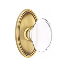 Load image into Gallery viewer, HAMPTON GLASS (HT) DUMMY (PAIR) KNOB WITH TRADITIONAL ROSETTE
