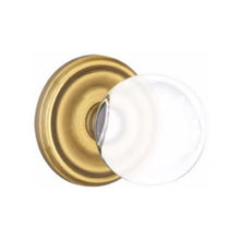 Load image into Gallery viewer, BRISTOL GLASS (BL) DUMMY (PAIR) KNOB WITH TRADITIONAL ROSETTE
