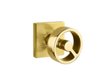 Load image into Gallery viewer, SPOKE (SPK) PRIVACY (BED/BATH) KNOB WITH 2-3/8&quot; BACKSET AND 1/4&quot; ROUND FACEPLATE AND STRIKEPLATE
