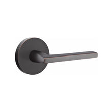 Load image into Gallery viewer, HELIOS (HLO) PASSAGE (HALL/CLOSET) LEVER WITH 2-3/8&quot; BACKSET AND 1/4&quot; ROUND FACEPLATE AND STRIKEPLATE
