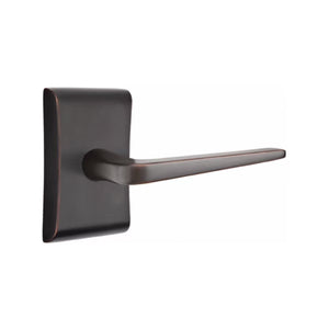 ATHENA (ATN) PRIVACY (BED/BATH) LEVER WITH 2-3/8" BACKSET AND 1/4" ROUND FACEPLATE AND STRIKEPLATE