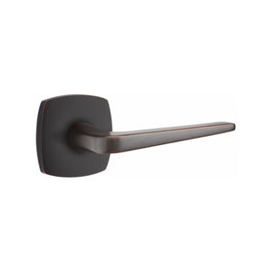 ATHENA (ATN) PRIVACY (BED/BATH) LEVER WITH 2-3/8" BACKSET AND 1/4" ROUND FACEPLATE AND STRIKEPLATE